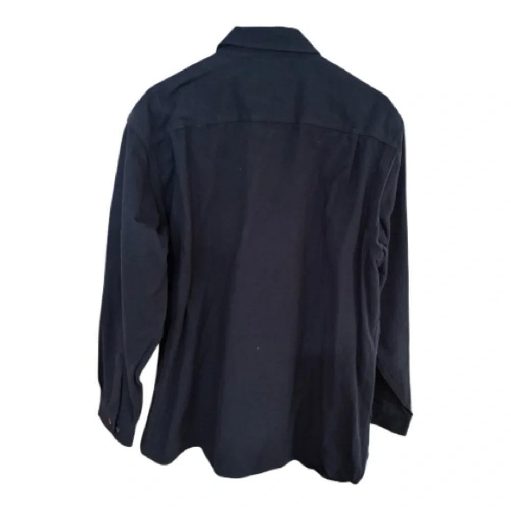 L.L. Bean Men's Dark Blue Chamois Slightly Fitted Men’s XL - Picture 4 of 5